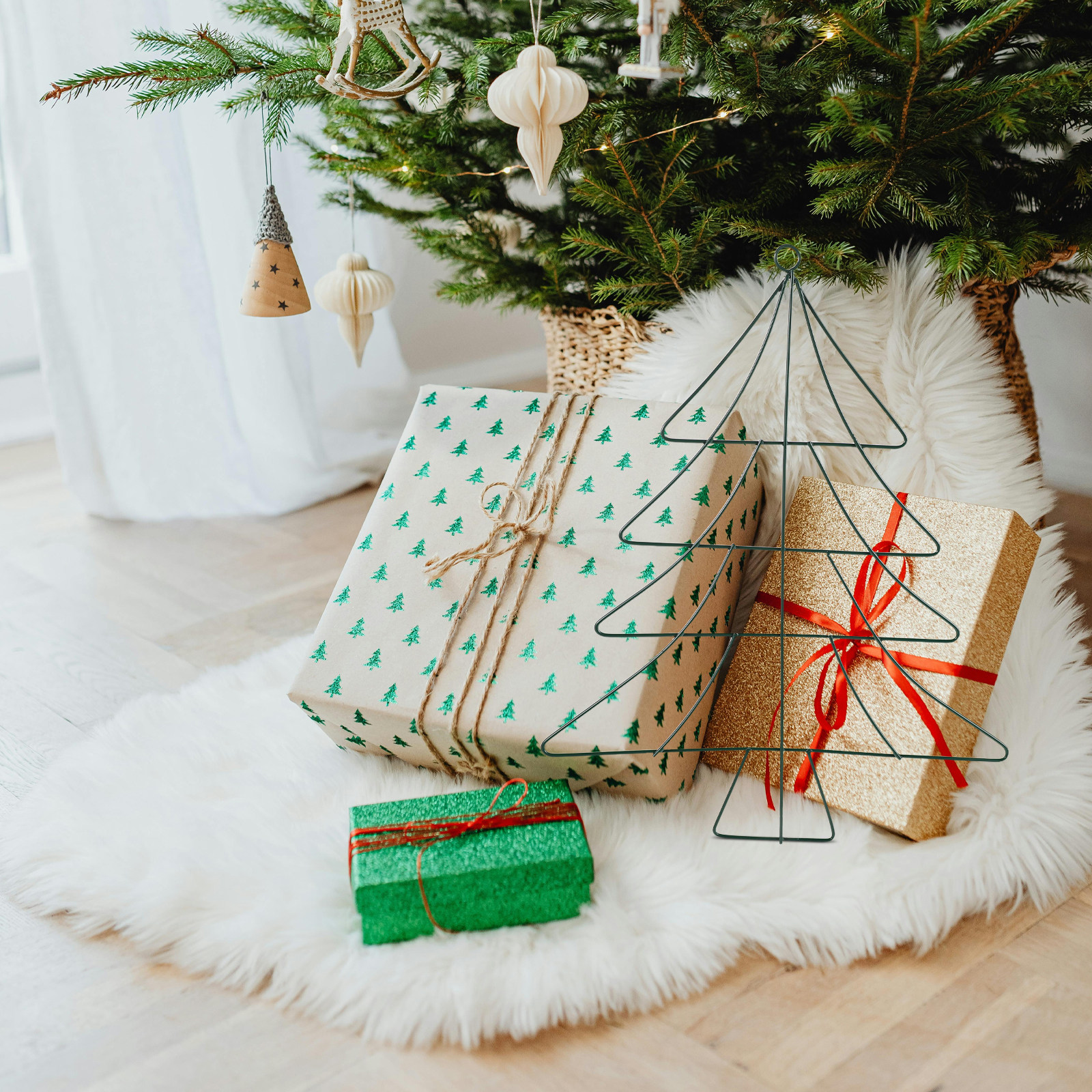 Wreath Form Wire - Christmas Tree Shaped Metal Wreath Frame