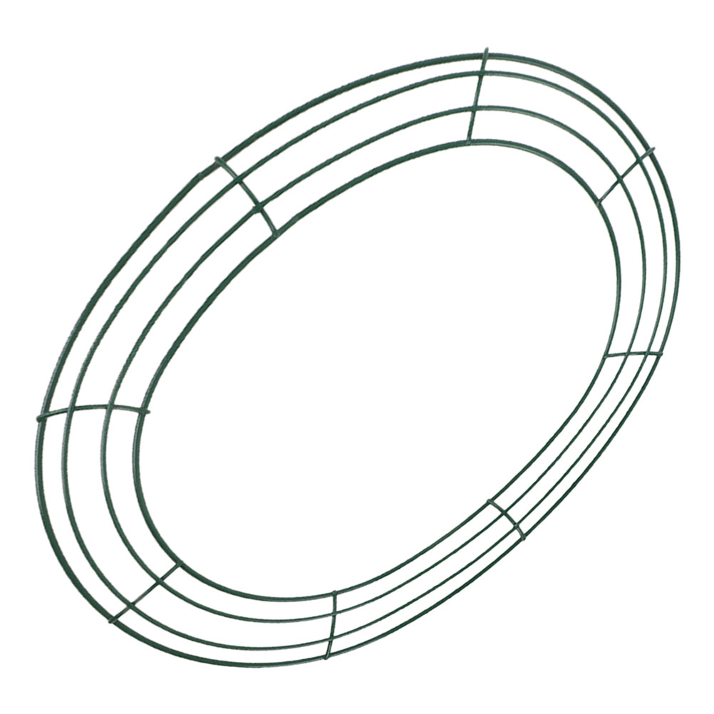 Wreath Form Wire - Egg Shaped Wreath Frame Iron Round
