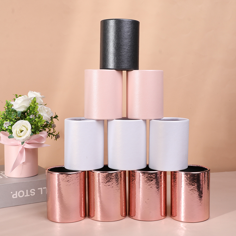 Florist Supply Paper - 4pcs Mini Round Flower Box Gift
