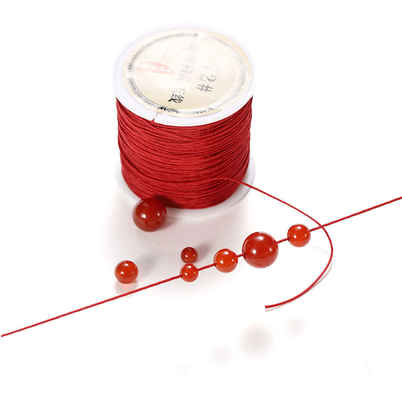 50M/roll 0.8mm Nylon Thread Co - đánh giá và giá Ribbon Wired Satin