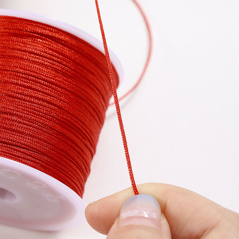 50M/roll 0.8mm Nylon Thread Co - đánh giá và giá Ribbon Wired Satin