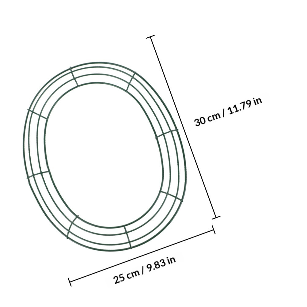 Egg Shaped Wreath Frame Iron R - đánh giá và giá Wreath Form Wire