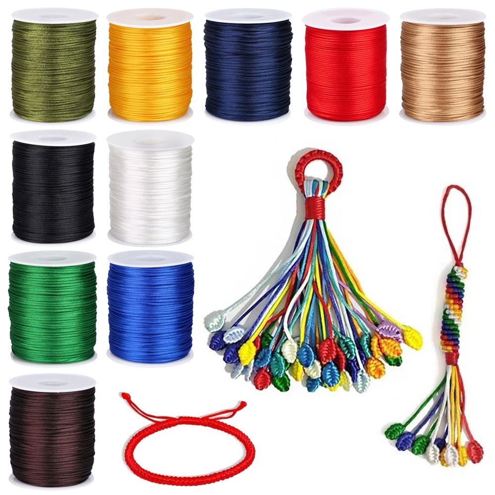 New 1.5mm Satin Cord 100M Soli - đánh giá và giá Ribbon Wired Satin