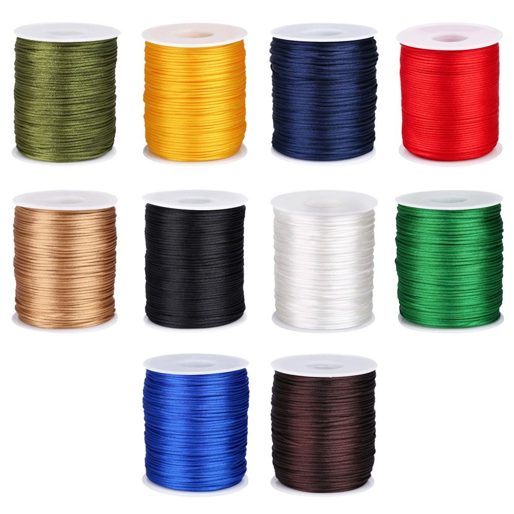 New 1.5mm Satin Cord 100M Soli - đánh giá và giá Ribbon Wired Satin