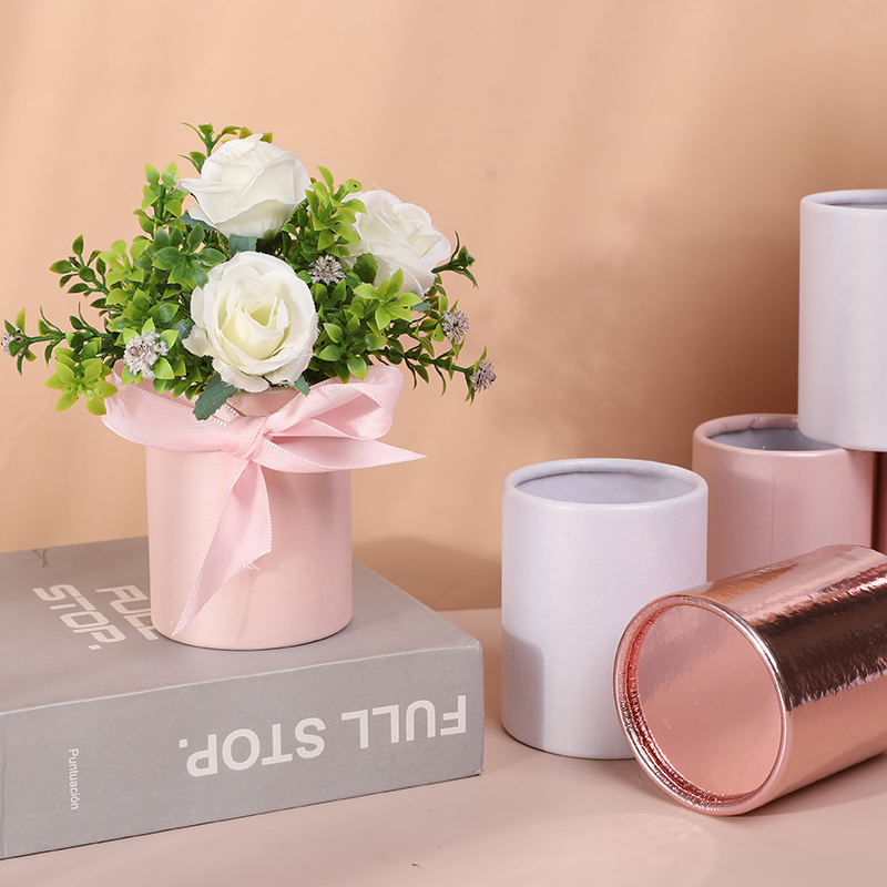 4pcs Mini Round Flower Box Gif - đánh giá và giá Florist Supply Paper