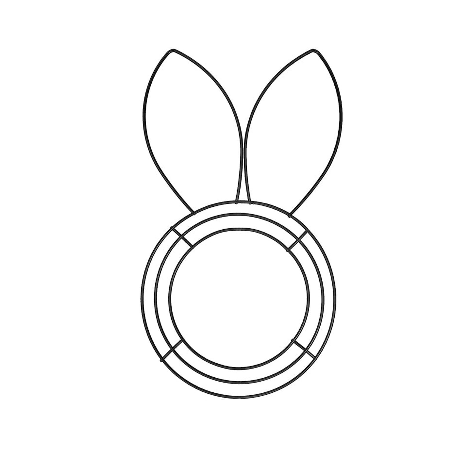 Easter Bunny Shaped Wire Wreat - đánh giá và giá Wreath Form Wire