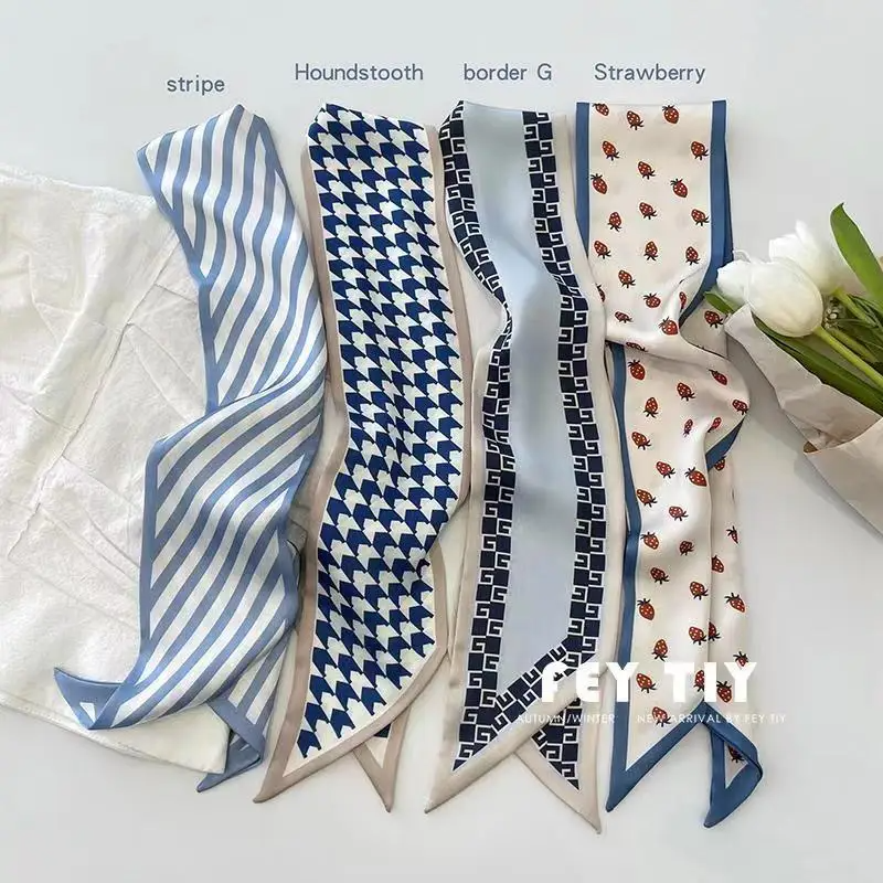 Set Series Silk Satin Scarf Wo - đánh giá và giá Ribbon Wired Satin