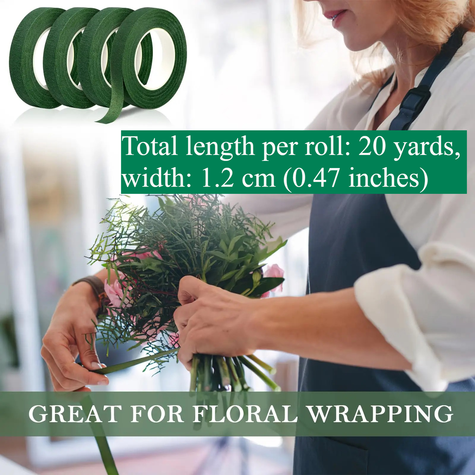 20Yards Green Bouquet Floral T - đánh giá và giá Florist Supply Paper