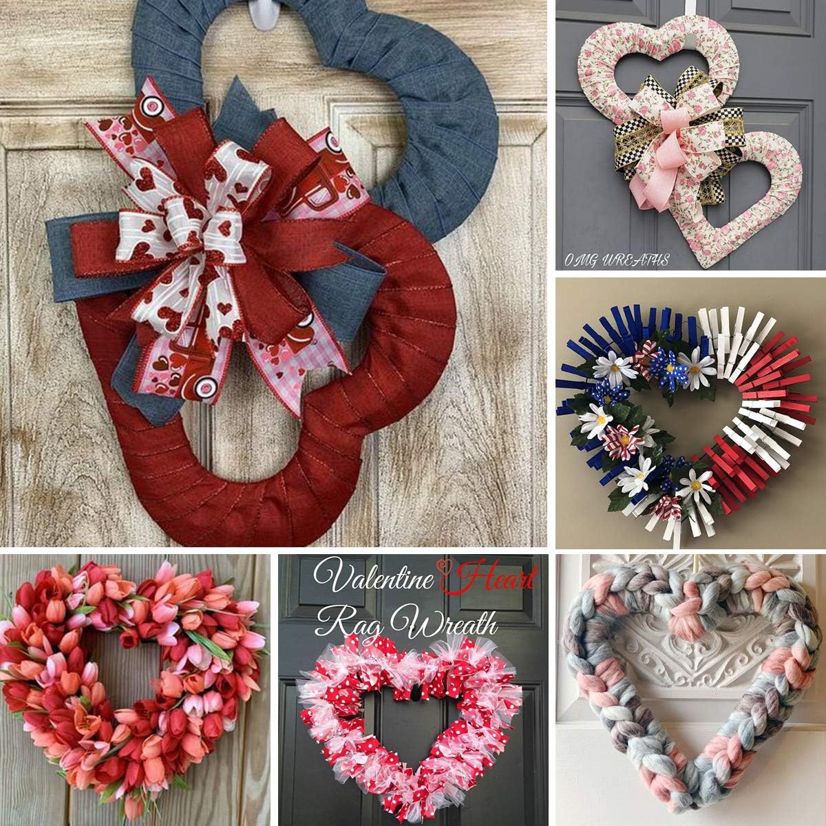 3 Pack Premium Metal Heart  Fo - đánh giá và giá Wreath Form Wire