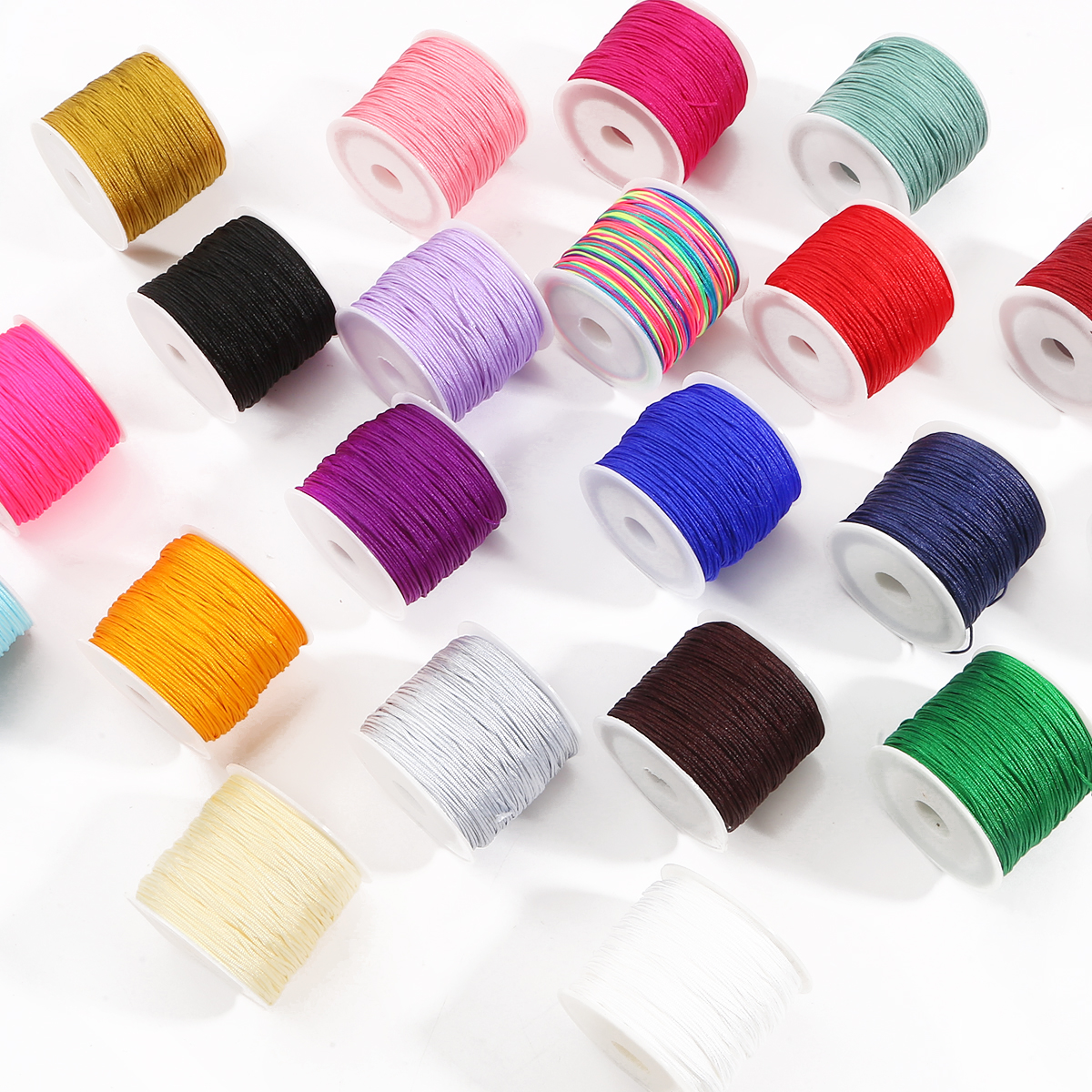 0.8mm 45m Crafts Nylon Cord Fo - đánh giá và giá Ribbon Wired Satin