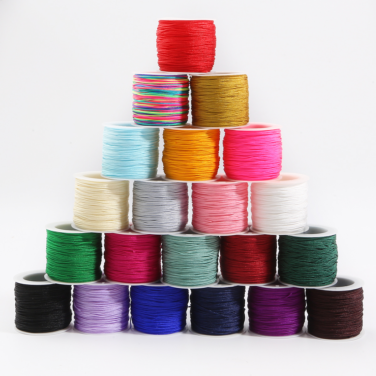 0.8mm 45m Crafts Nylon Cord Fo - đánh giá và giá Ribbon Wired Satin
