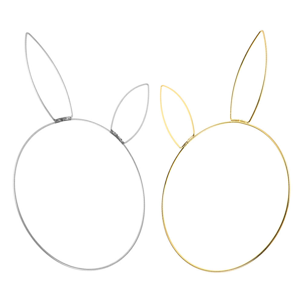 2Pcs Rabbit Head Floral Wreath - đánh giá và giá Wreath Form Wire