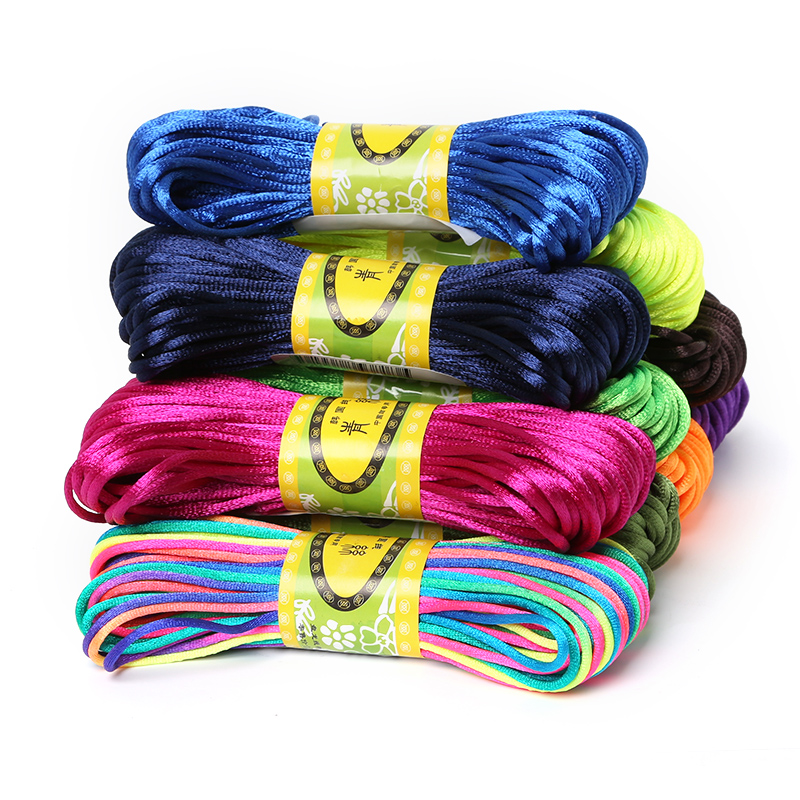 2mm 20meter Soft Satin Rattail - đánh giá và giá Ribbon Wired Satin