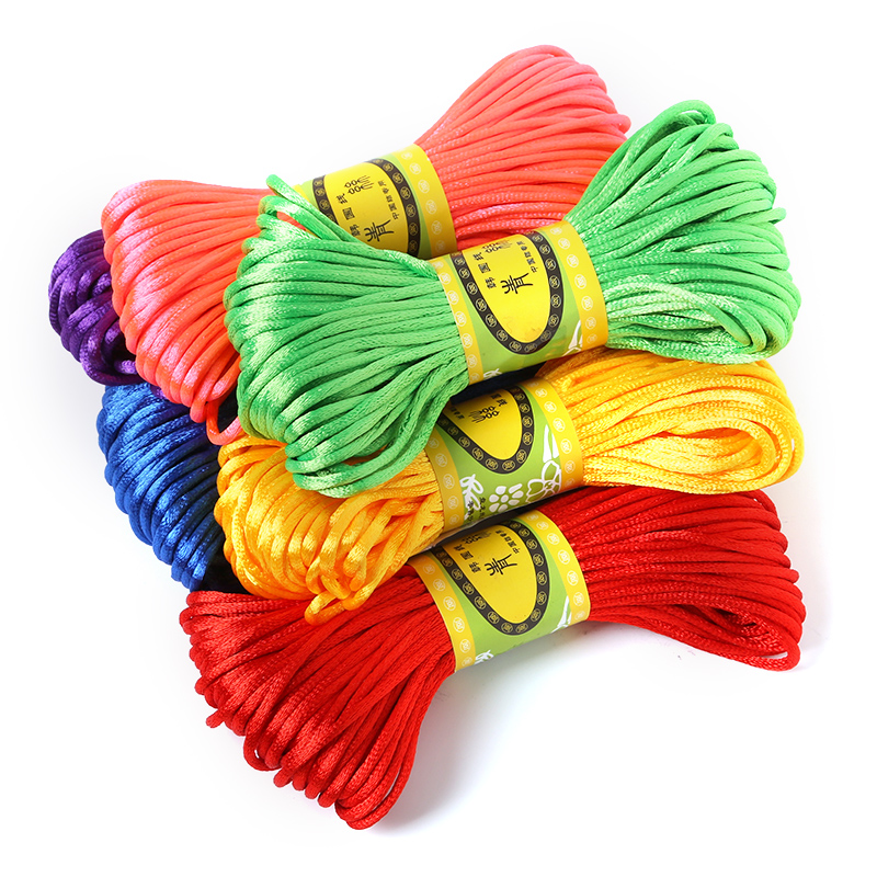 2mm 20meter Soft Satin Rattail - đánh giá và giá Ribbon Wired Satin