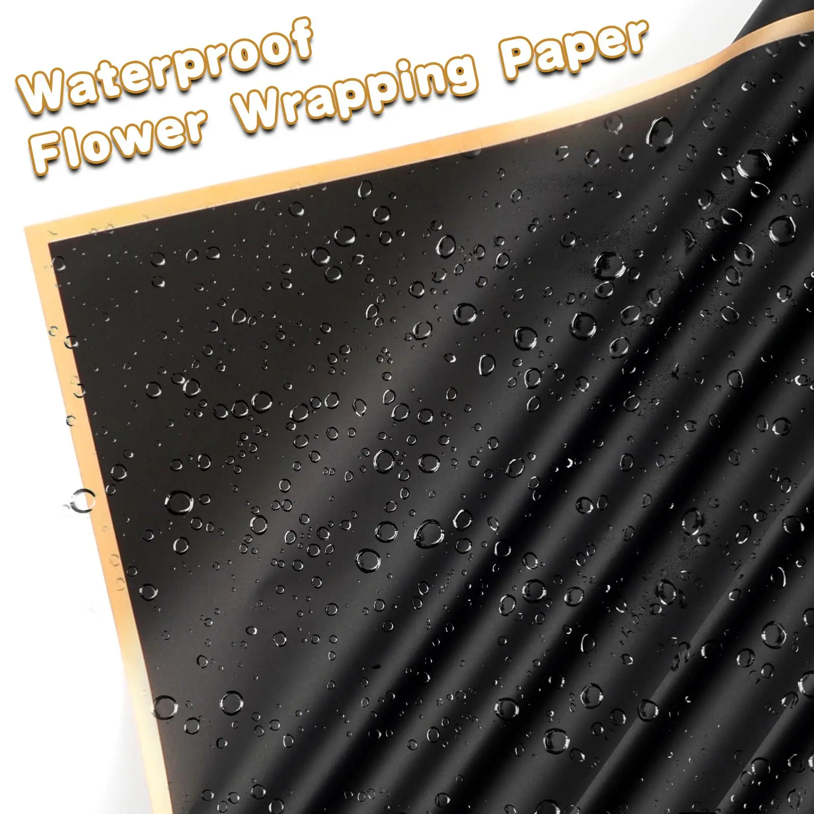 20 Sheets Black Flower Wrappin - đánh giá và giá Florist Supply Paper