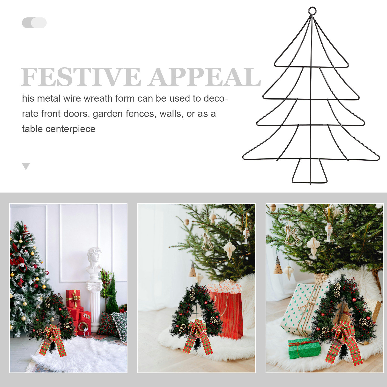 2026 Christmas Tree Shaped Met - đánh giá và giá Wreath Form Wire