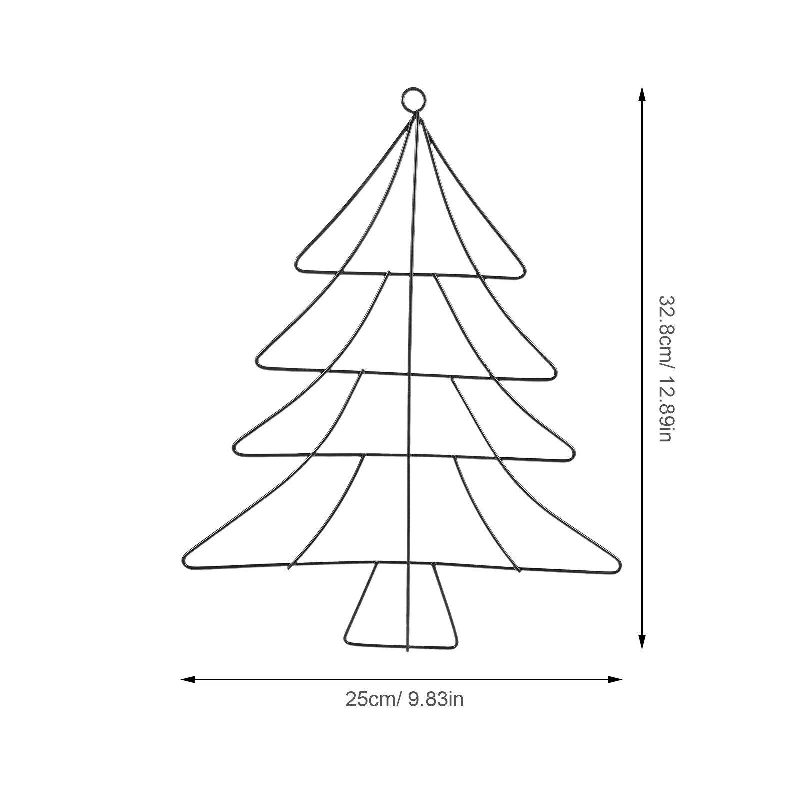 2026 Christmas Tree Shaped Met - đánh giá và giá Wreath Form Wire
