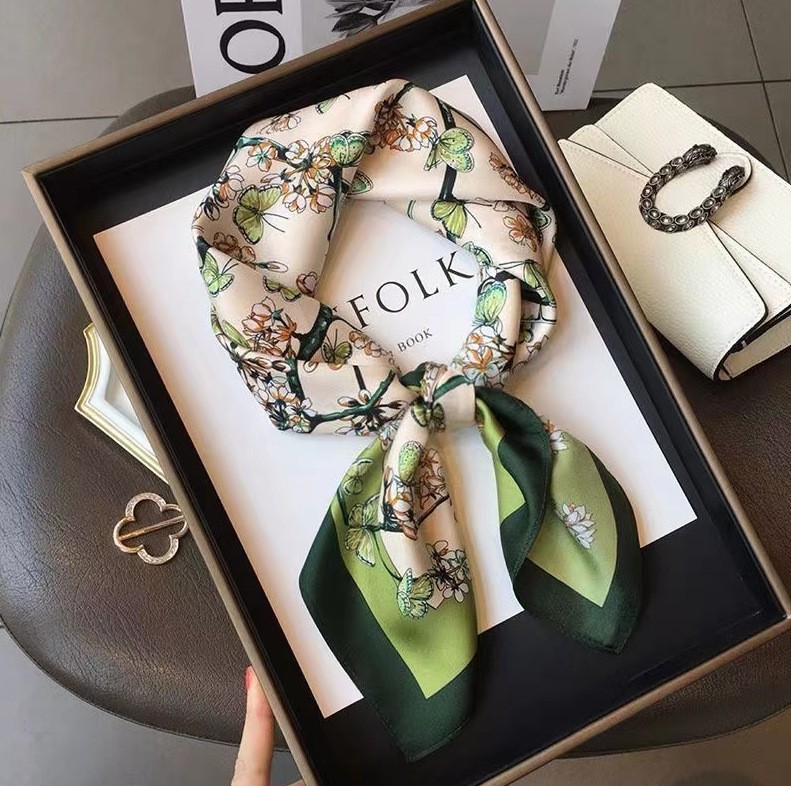Luxury Fashion Print 70*70cm S - đánh giá và giá Ribbon Wired Satin