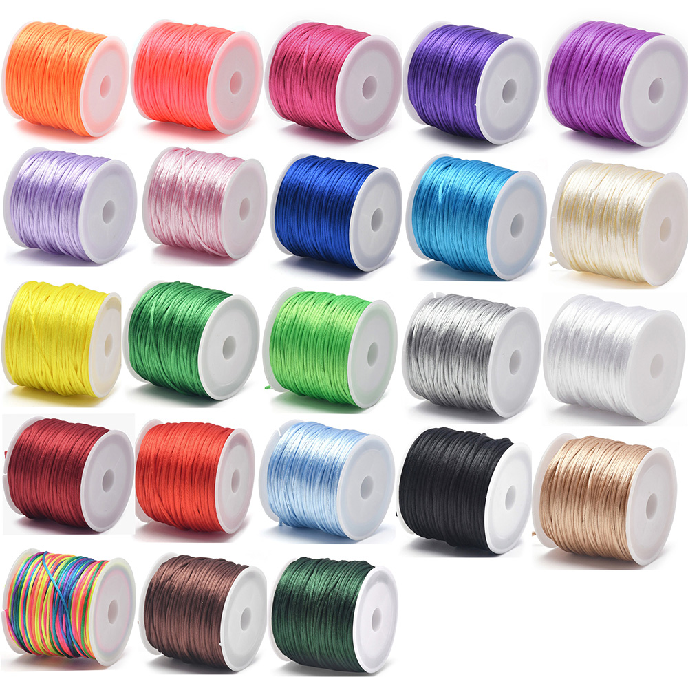 1.5mm Crafts Satin Rattail Cor - đánh giá và giá Ribbon Wired Satin