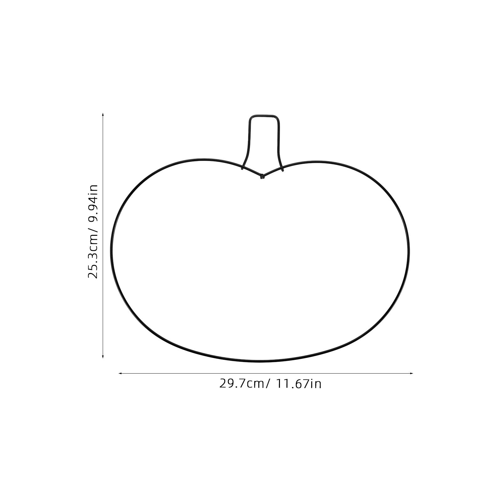 Pumpkin Shaped Metal Wreath Fr - đánh giá và giá Wreath Form Wire