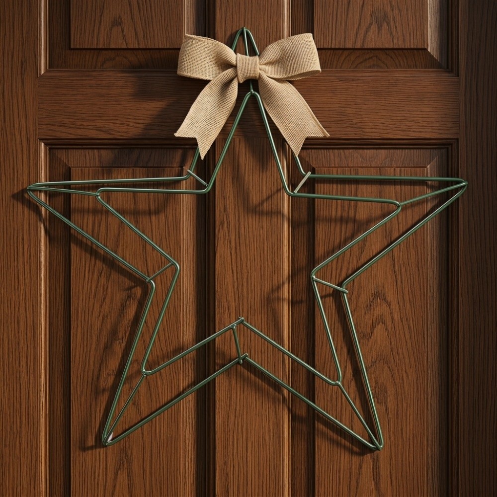Festive Hanging Metal Wire Sta - đánh giá và giá Wreath Form Wire