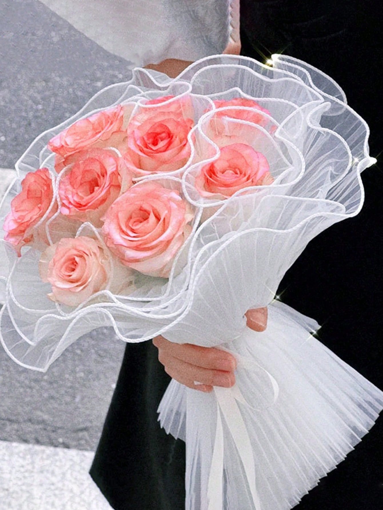 4Yards Faux Pearl Edge Flower  - đánh giá và giá Florist Supply Paper