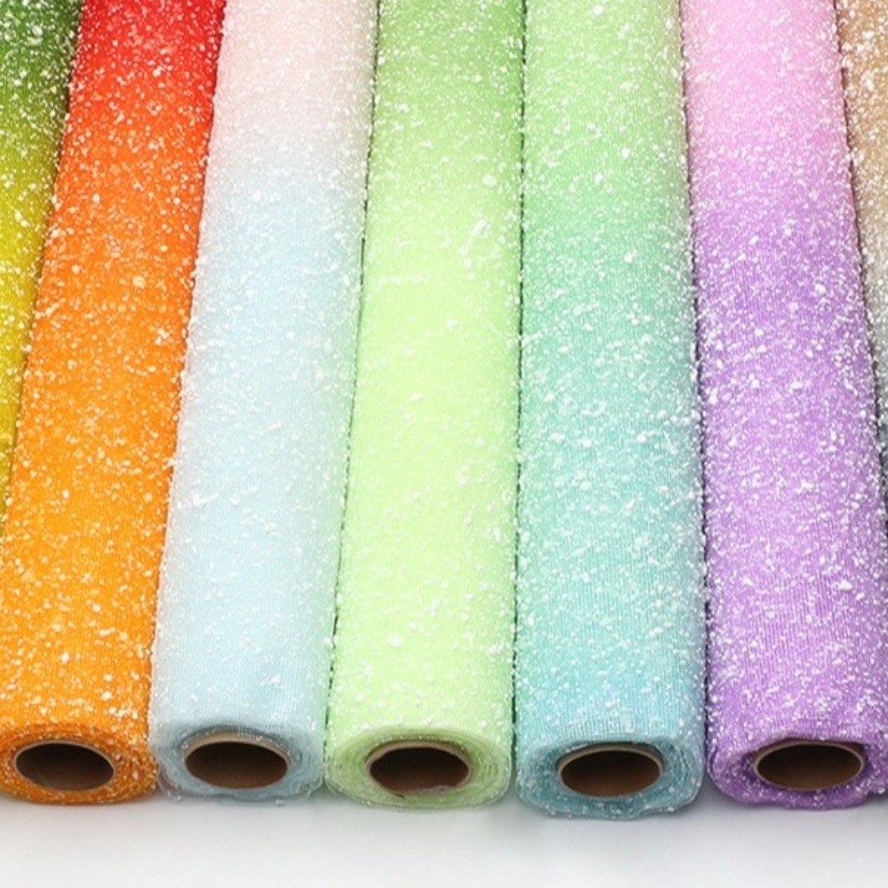 Gradient Snow Dot Yarn Mesh Pa - đánh giá và giá Florist Supply Paper
