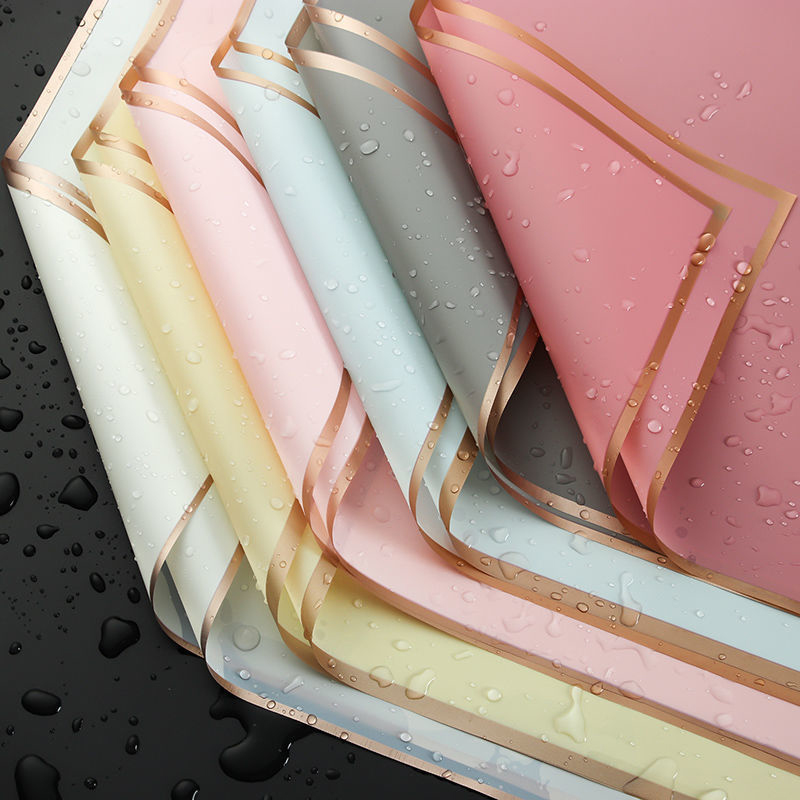 10pcs/set Waterproof Gold Bord - đánh giá và giá Florist Supply Paper