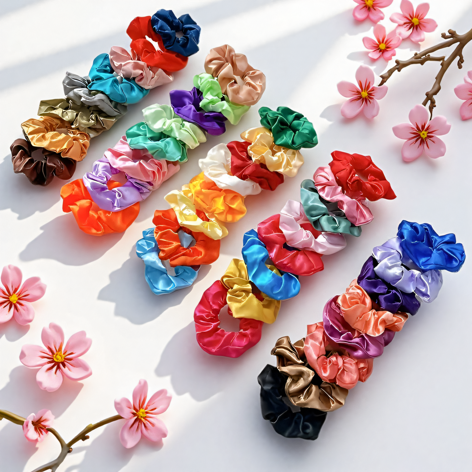 40pcs Satin Imitation Silk Hai - đánh giá và giá Ribbon Wired Satin