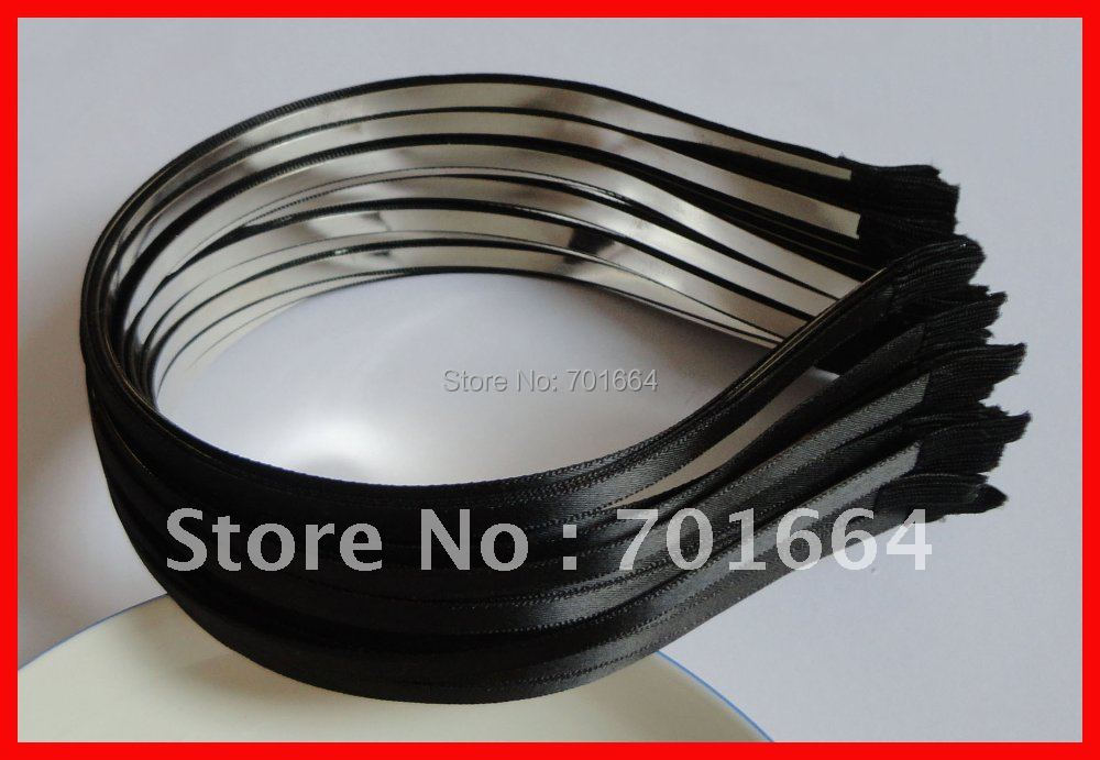10 Cái 5Mm Màu Đen Nơ Bao Phủ  - đánh giá và giá Ribbon Wired Satin
