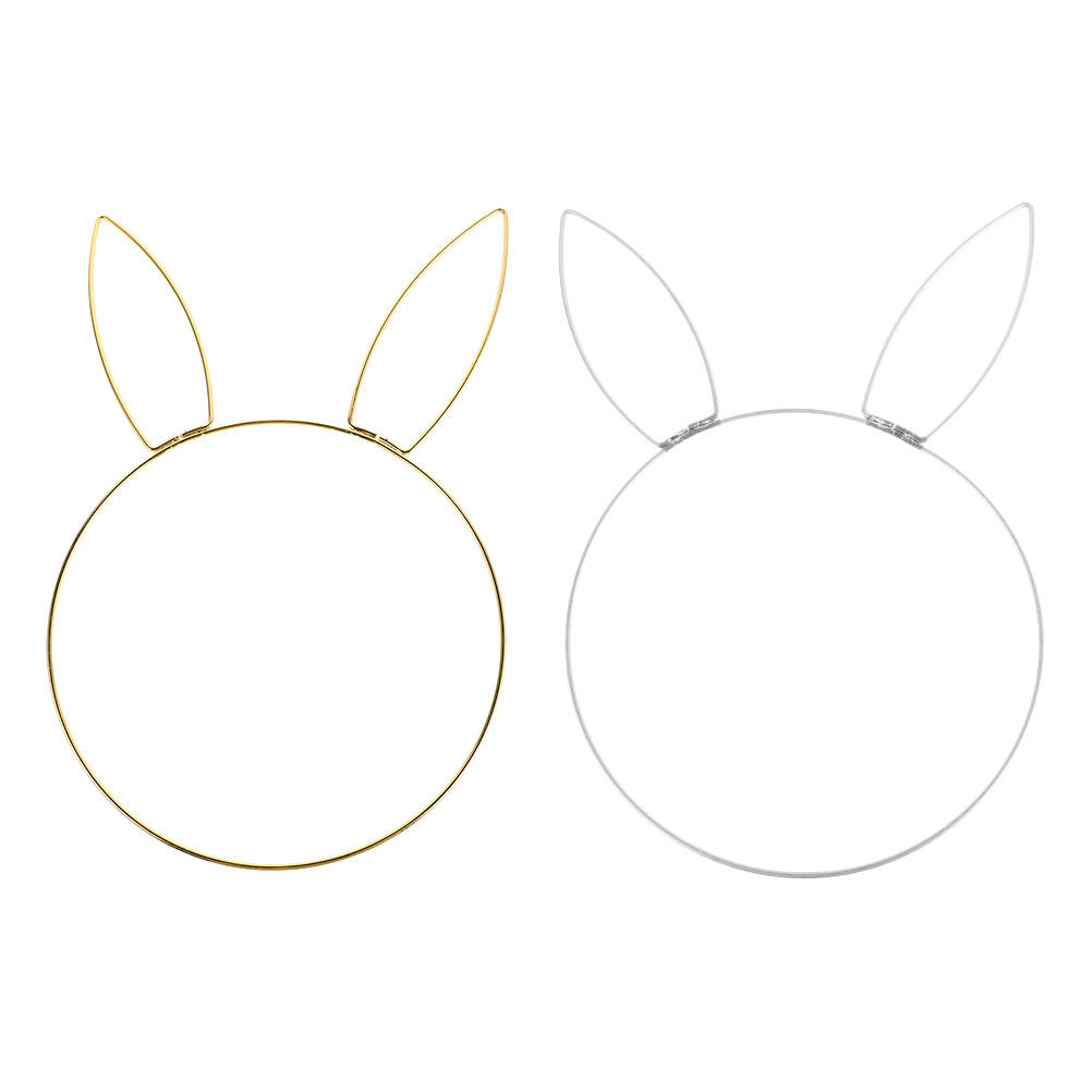 2Pcs Rabbit Head Floral Wreath - đánh giá và giá Wreath Form Wire